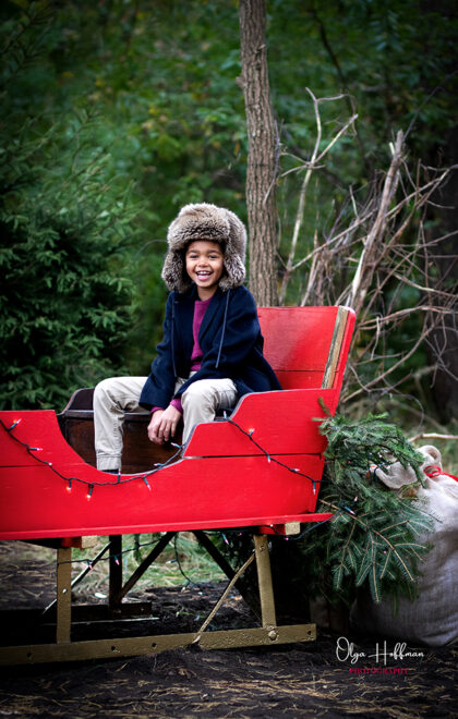 Mini sesja świateczna w Warszawie