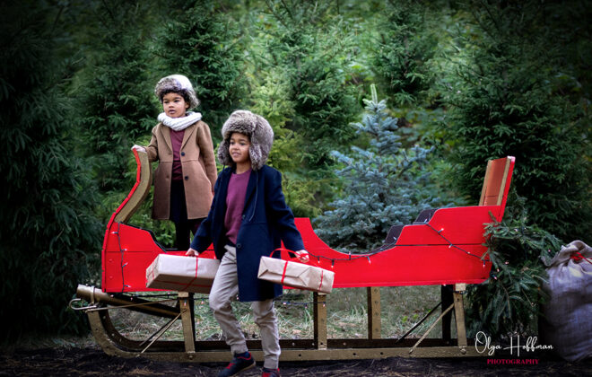 Mini sesja świateczna w Warszawie