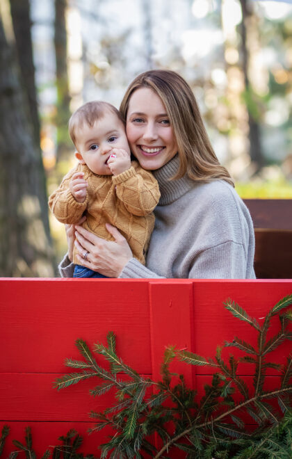 Mini sesja świateczna w Warszawie
