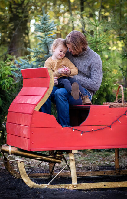 Mini sesja świateczna w Warszawie