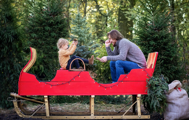 Mini sesja świateczna w Warszawie