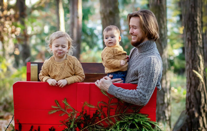 Mini sesja świateczna w Warszawie
