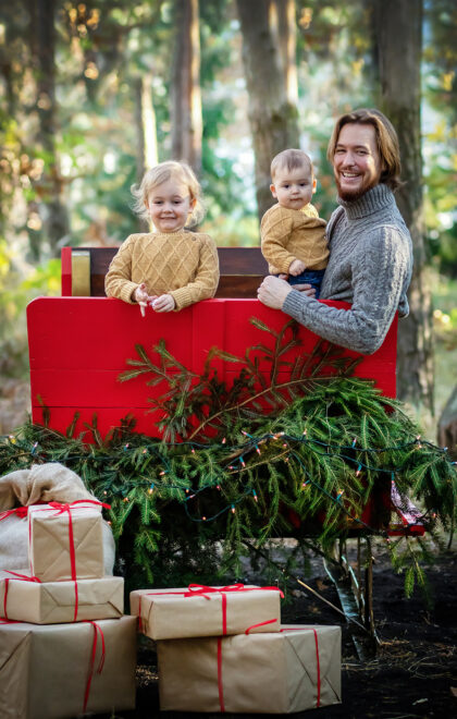 Mini sesja świateczna w Warszawie