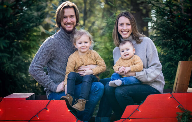 Mini sesja świateczna w Warszawie