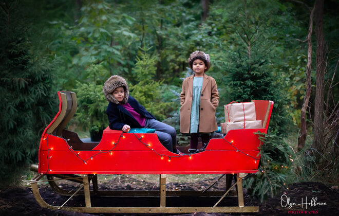 Mini sesja świateczna w Warszawie